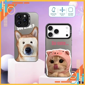 Ốp Lưng iPhone IMD CHÓ MÈO SO CUTE, Chống Sốc, Bảo Vệ Camera dành cho iP 7/8/X/XSMAX/11/12/13/14/15/16/17/Pro/Max