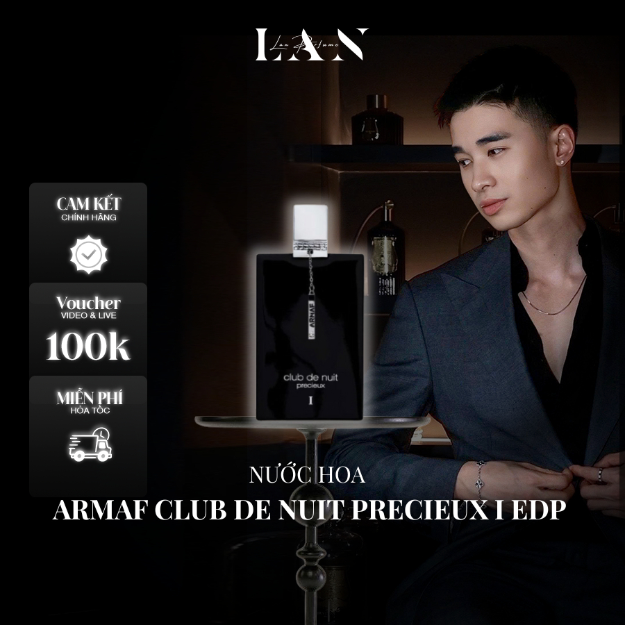 [LAN] Nước hoa Nam Armaf Club De Nuit Precieux I EDP 55ml Fullbox