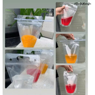 ComBo( 3Kg) Túi zipper trong suốt đựng trà sữa,trà chanh,trà trái cây