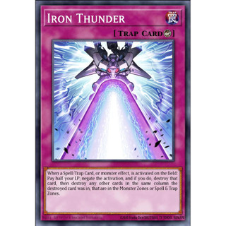 [ Bài Yugioh Chính Hãng ] Iron Thunder - RA05-EN079 - Super/Ultra/Secret