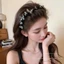 Cài Tóc Đính Đá Bướm Sang Trọng Cao Cấp - Bờm Tóc Nữ Dự Tiệc Phong Cách Tiểu Thư Hàn Quốc