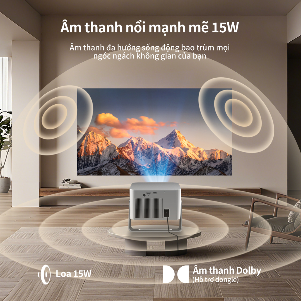 Magcubic Máy Chiếu Thông Minh HY350GT 4K 900 ANSI Google TV OS Chính Thức Netflix Độ Phân Giải Gốc 1080P Tự Động Lấy Nét | BigBuy360 - bigbuy360.vn