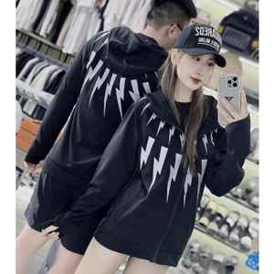 Áo Chống Nắng Loại 1 Hàng Quảng Châu Phối Tia Sét Quanh Cổ Unisex Nam Nữ Boy Phố Cực Chất