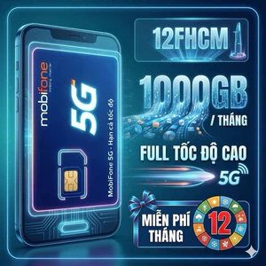 Sim Mobifone 5G Free Mạng Xã Hội 12FHCM 12FHN TK350 12MDT150 1000GB 500GB 6000GB Usb Phát Wifi Sim 4G 5G