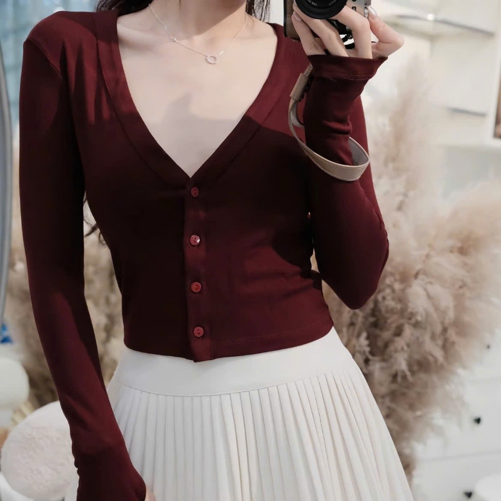Áo Khoác Nhẹ Cardigan COCOLEN - Chất Liệu Rib Hàn Dệt Mịn A019