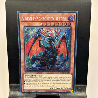 [ Bài Yugioh Chính Hãng ] Albion the Shrouded Dragon - RA05-EN019 - Super/Ultra/Secret