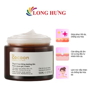Thạch hoa hồng dưỡng ẩm Cocoon giúp cấp ẩm và nuôi dưỡng da