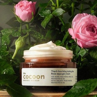 Thạch hoa hồng dưỡng ẩm Cocoon giúp cấp ẩm và nuôi dưỡng da
