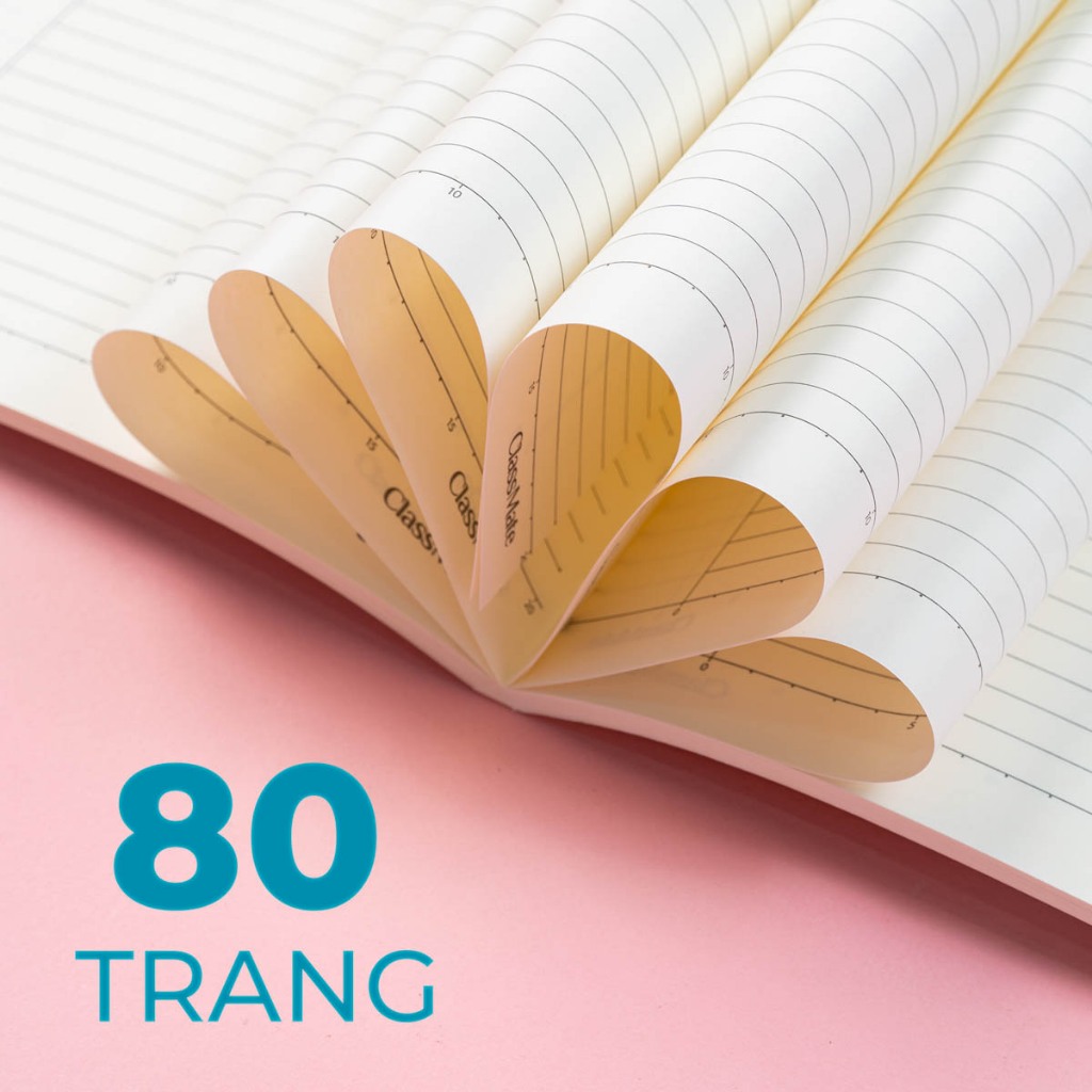 Vở Kẻ Ngang 100GSM Classmate 80 Trang, B5 Tập Sinh Viên Bìa Nơ, Vở Viết Bài, Ghi Chép Cho Học Sinh Sinh Viên NB5-08-0359