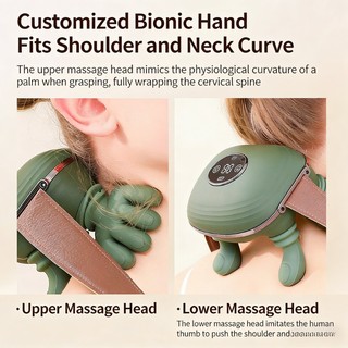 Máy Massage Cổ Vai Gáy Mini 4 Đầu Bionic | Nhiệt Hồng Ngoại | Thư Giãn Cơ Thể | Thiết Kế Tinh Tế