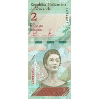 [SƯU TẦM QUỐC TẾ] 2 Bolivares Venezuela 2018 Sưu tầm Hiếm