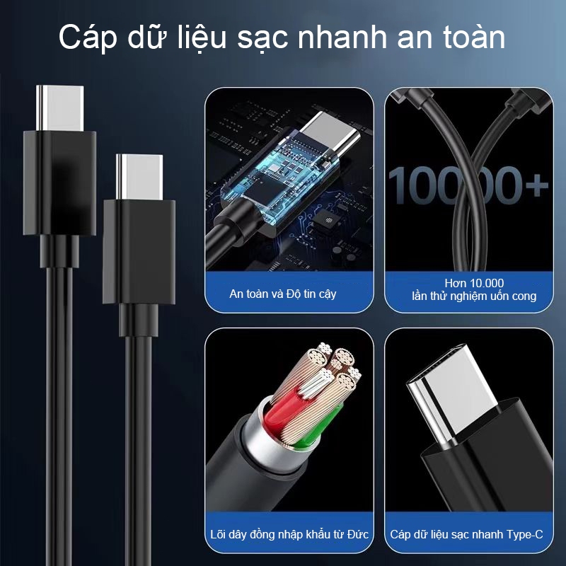(COD) Bộ Sạc Nhanh Samsung Chính Hãng 45W (Cáp Sạc Nhanh + Bộ Sạc) Type C to Type C Siêu Nhanh