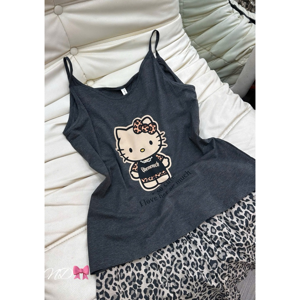 Set bộ cotton Gill 2S + quần beo QCCC