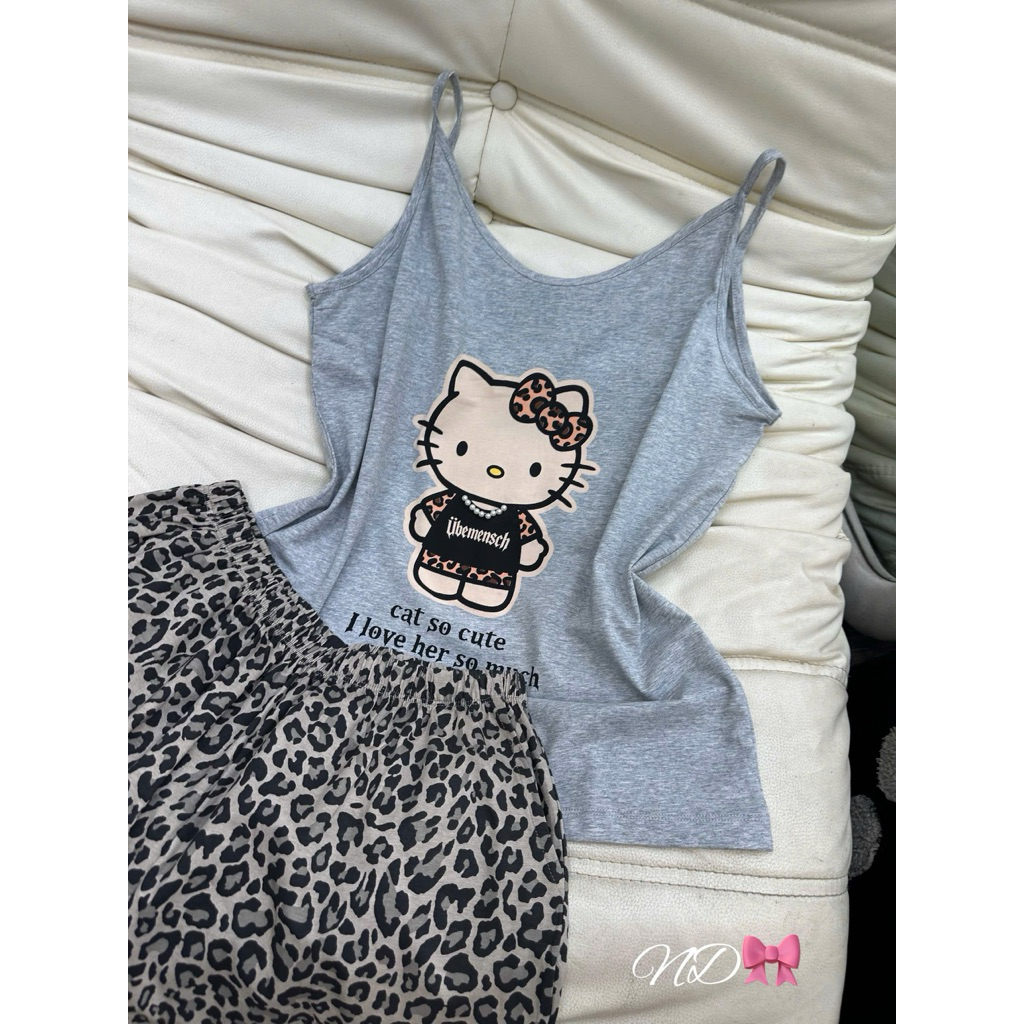 Set bộ cotton Gill 2S + quần beo QCCC