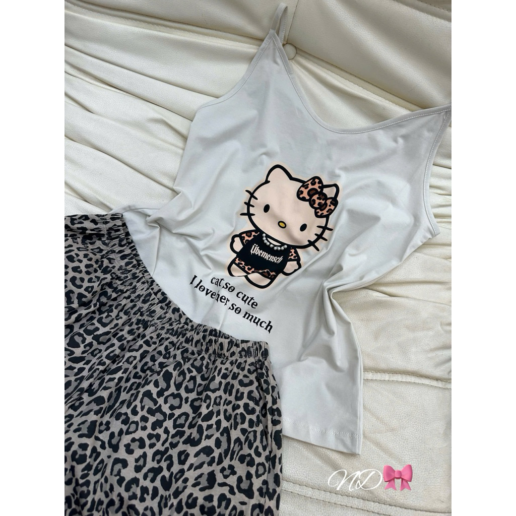 Set bộ cotton Gill 2S + quần beo QCCC