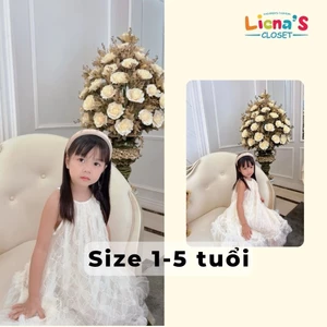 Váy Yếm Tiểu Thư Cho Bé Gái 1-5 Tuổi