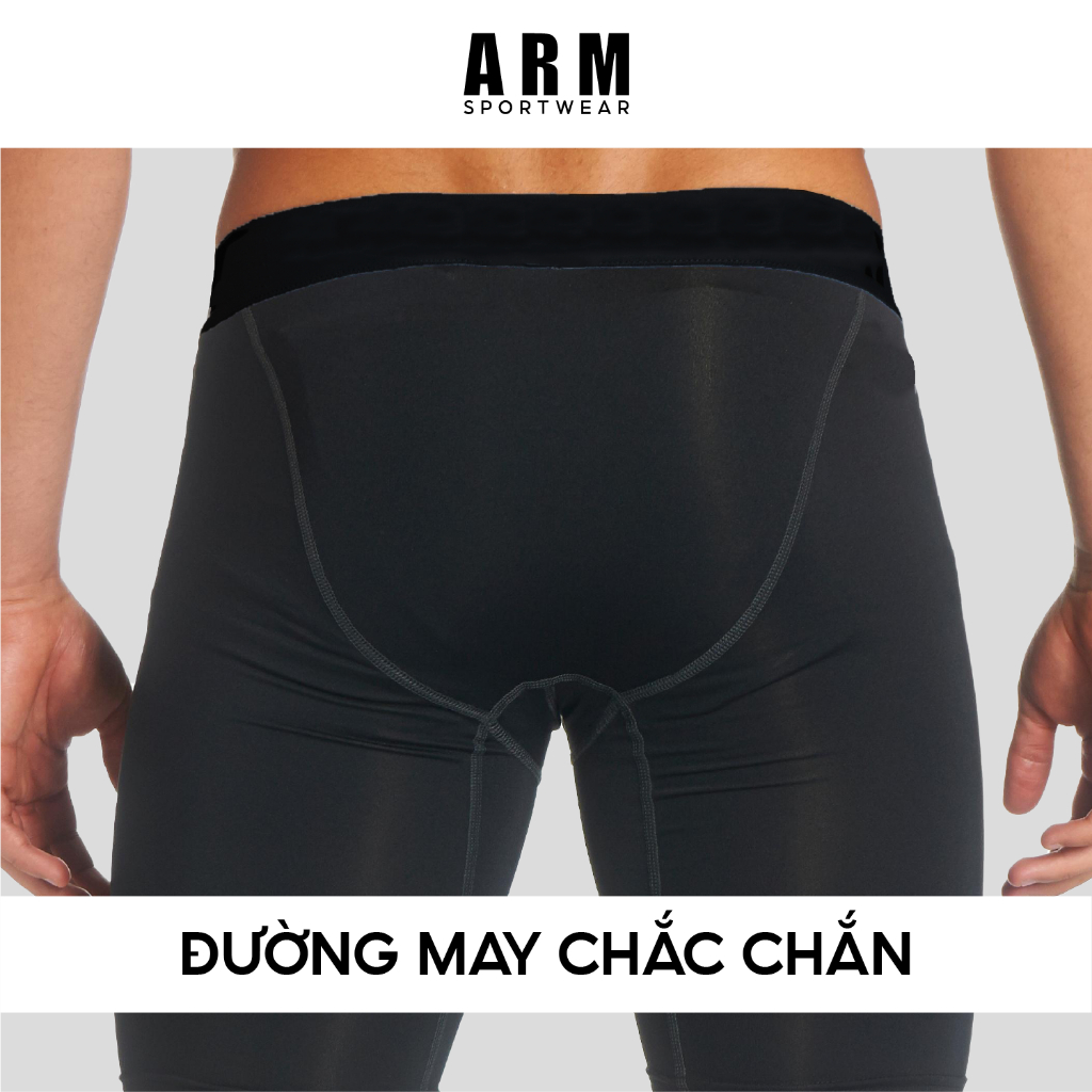 Quần Giữ Nhiệt ARM Combat, Quần Legging Nam Chuyên Tập Gym Chạy Bộ Đá Bóng vận động thoải mái