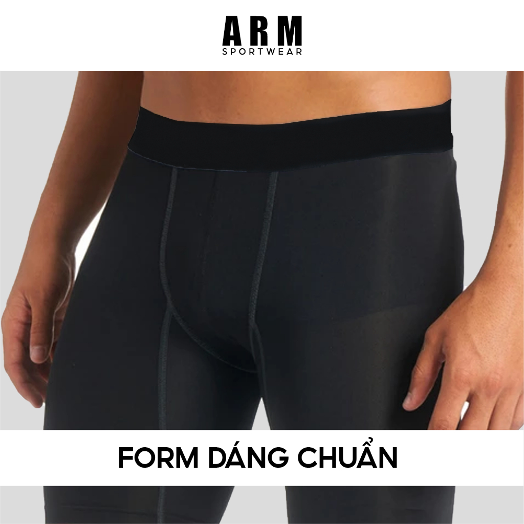 Quần Giữ Nhiệt ARM Combat, Quần Legging Nam Chuyên Tập Gym Chạy Bộ Đá Bóng vận động thoải mái