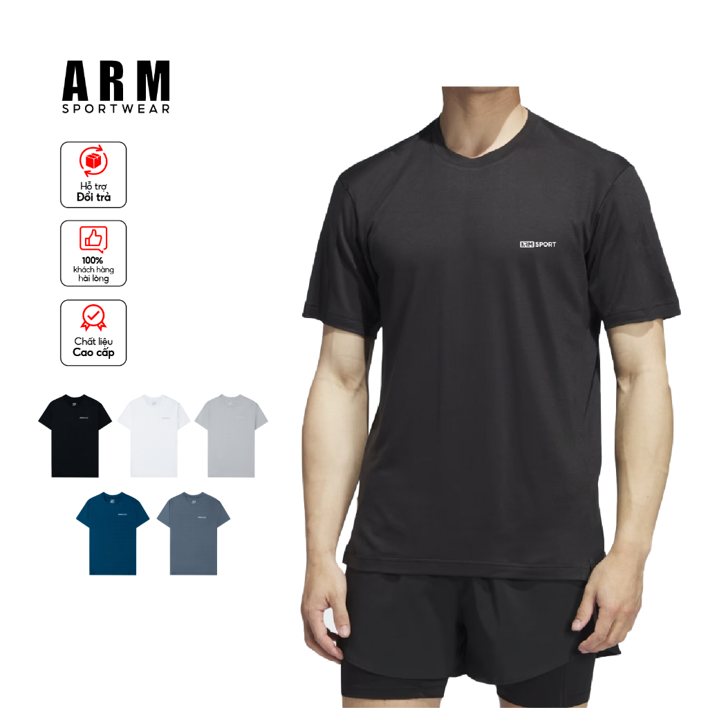 Áo Thun Thể Thao Nam ARM Exdry chất thể thao mát lạnh thoáng khí,vận động thoải mái