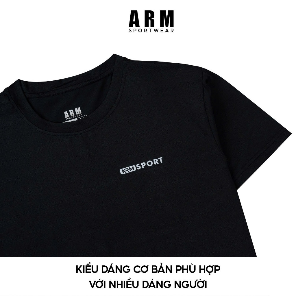 Áo Thun Thể Thao Nam ARM Exdry chất thể thao mát lạnh thoáng khí,vận động thoải mái