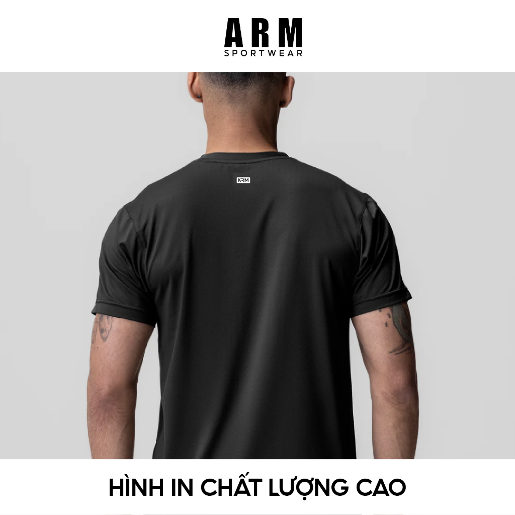Áo Thun Thể Thao Nam ARM Exdry chất thể thao mát lạnh thoáng khí,vận động thoải mái