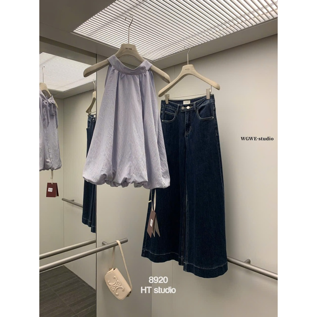 𝑺𝒔𝒖.𝑺𝒕𝒖𝒅𝒊𝒐// ÁO YẾM THĂT NƠ LƯNG WGWE 8920