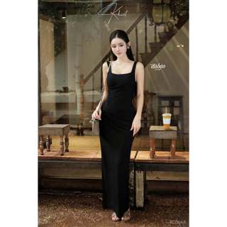 Đầm dài Khiết Style thun len cotton ôm body ngọt ngào phong cách trẻ trung năng động KD366 KD366A KD366B
