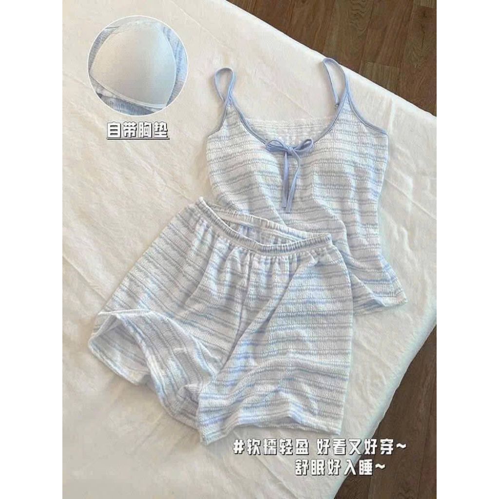 Bộ 2 dây kẻ xanh