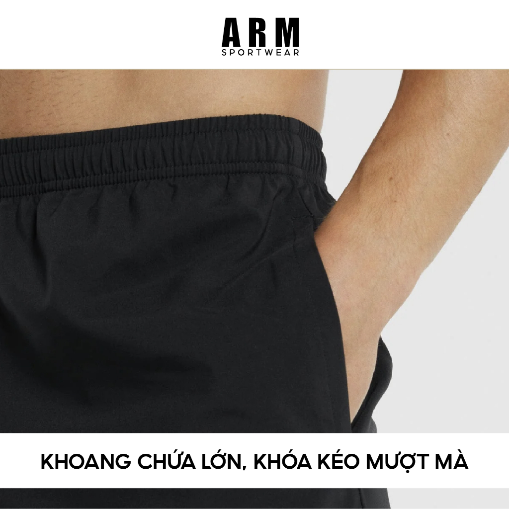 Quần Short Nam ARM 7 Inch ProMax Chất Thun siêu nhẹ, quần thể thao nam chạy bộ, vận động thoải mái