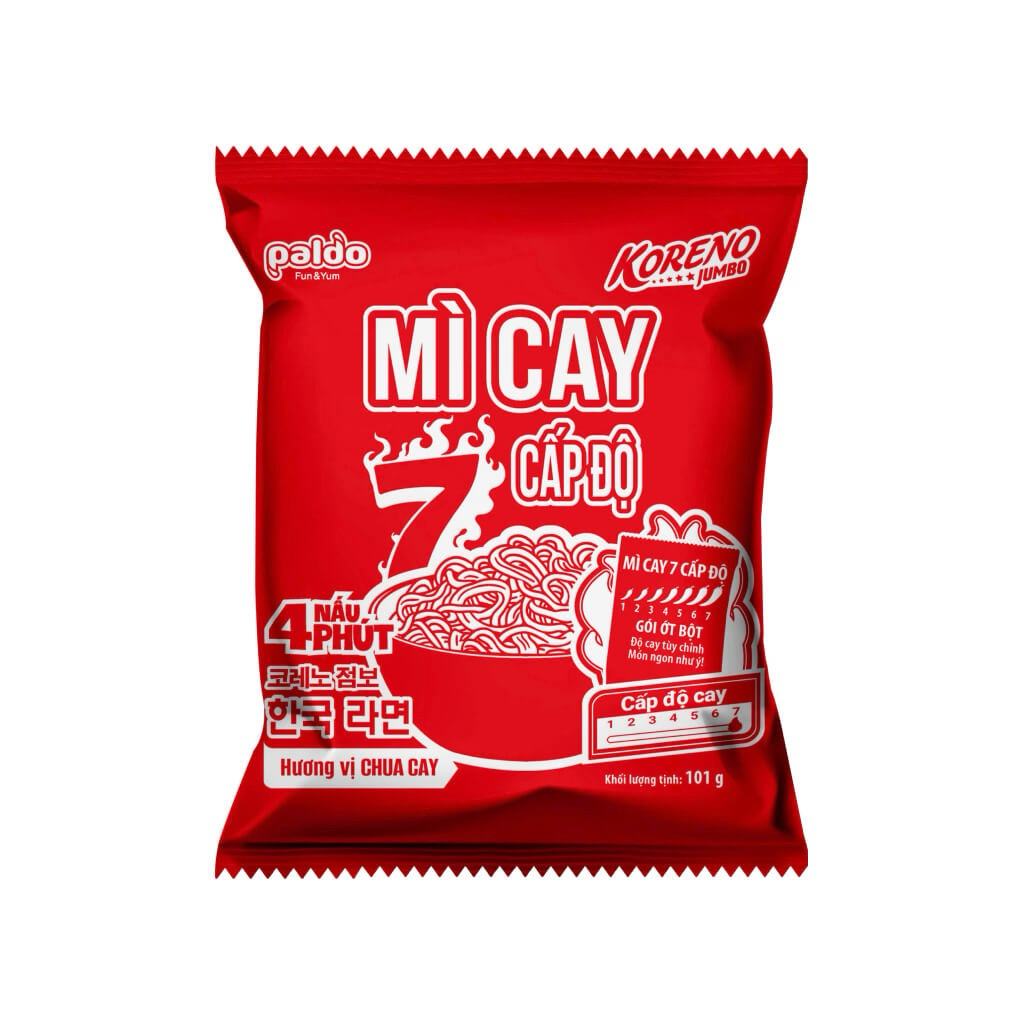 Mì Cay 7 Cấp Độ Koreno Chuẩn Vị Mì Cay Quán 101G