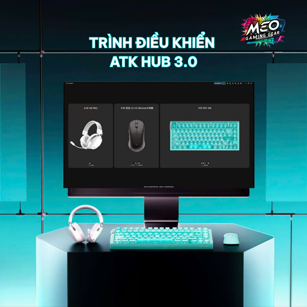 [NEW SEAL] Bàn phím Gaming ATK RS7 / RS6 Air – 8K Polling Rate - RT 0,001mm - Esports Hall Effect Keyboard | BigBuy360 - bigbuy360.vn
