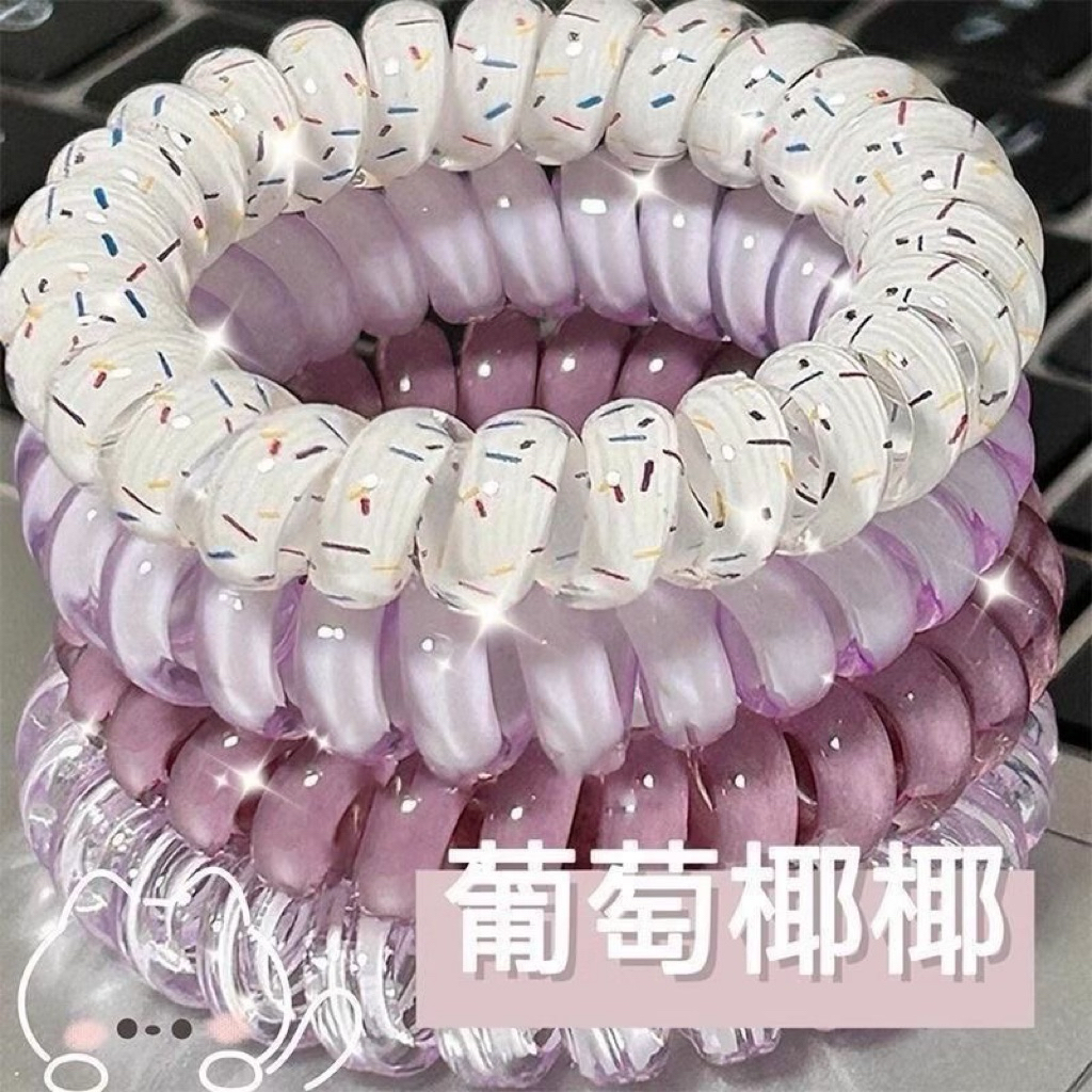 Set 20 Dây Cột Tóc Lò Xo Co Giãn Maodecor – Tone Pastel Hàn Quốc Xinh Xắn, Không Gây Đau Tóc, Đủ 4 Nhóm Màu Trend