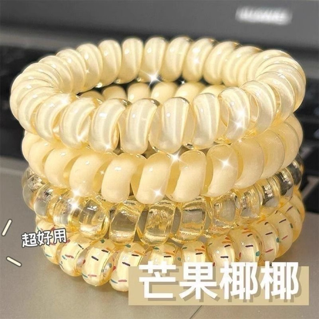Set 20 Dây Cột Tóc Lò Xo Co Giãn Maodecor – Tone Pastel Hàn Quốc Xinh Xắn, Không Gây Đau Tóc, Đủ 4 Nhóm Màu Trend