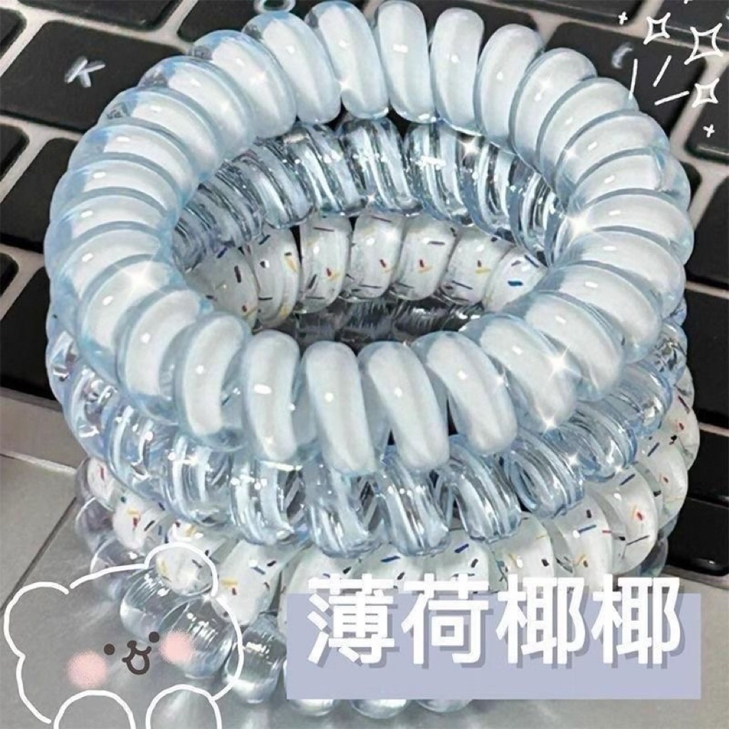 Set 20 Dây Cột Tóc Lò Xo Co Giãn Maodecor – Tone Pastel Hàn Quốc Xinh Xắn, Không Gây Đau Tóc, Đủ 4 Nhóm Màu Trend