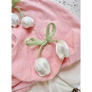 Set Đồ Đi Chơi Bé Gái Sát Nách, Bộ Đồ Mùa Hè Cho Bé Gái Phối Quần dáng bí Hình Hoa Tulip Nổi Dễ Thương - MH10