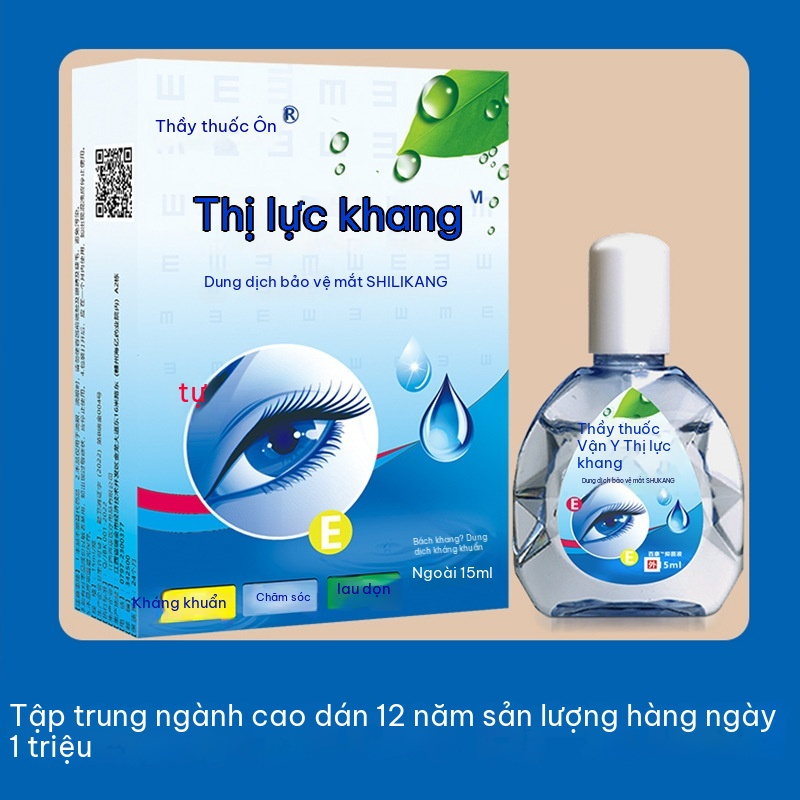 Dung Dịch Chăm Sóc Mắt Dưỡng Ẩm | Hỗ Trợ Giảm Khô Mỏi, Nhỏ Mắt Dịu Nhẹ | Vệ Sinh Mắt Hàng Ngày