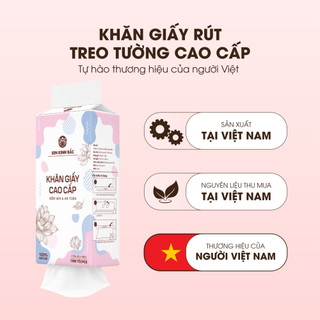 [COMBO 10 BỊCH] Giấy Treo Tường Sen Kinh Bắc 1000 tờ 4 lớp mềm mịn, thành phần bột gỗ tự nhiên 100%