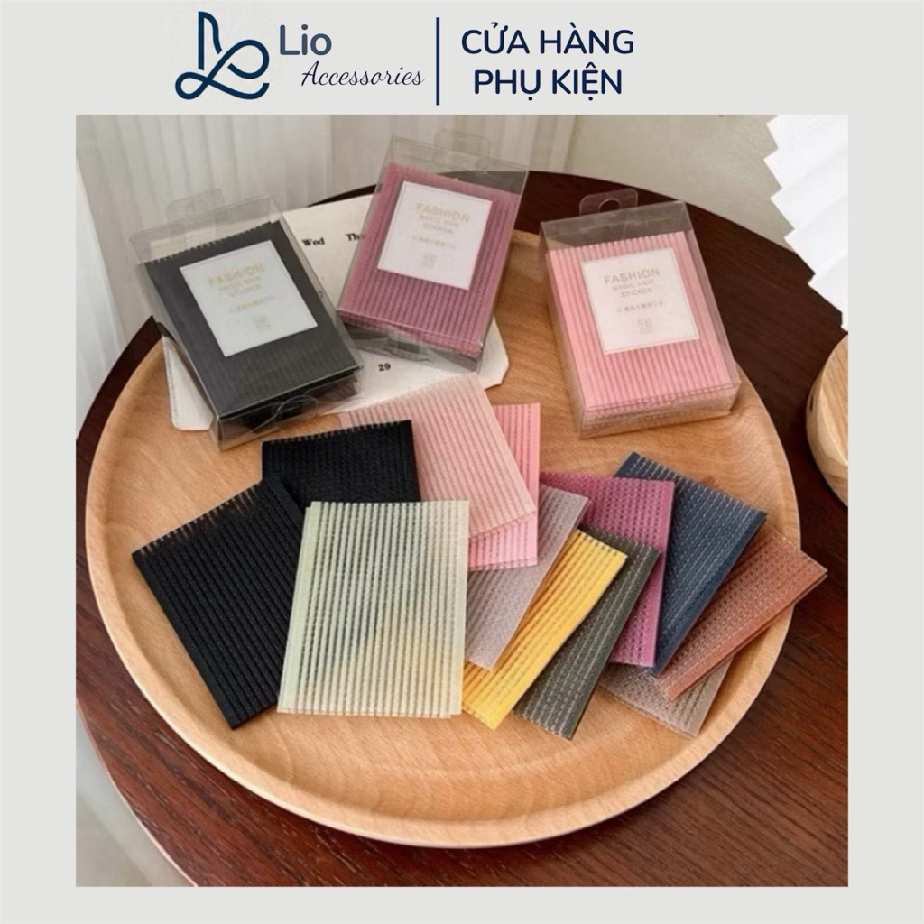 Bộ 10 Miếng Dán Cố Định Tóc Thời Trang Hàn Quốc - Nhiều Màu Sắc, Chất Lượng Lio