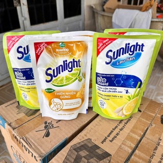 Comb 5 bịch Nước lau sàn, Nước rửa chén Sunlight 200g (Hàng khuyến mãi)