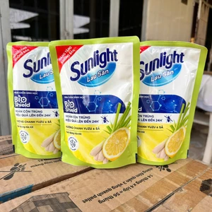 Comb 5 bịch Nước lau sàn, Nước rửa chén Sunlight 200g (Hàng khuyến mãi)