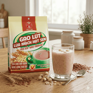 Bột Gạo Lứt Lúa Mạch Hạt Sen Có Đường / Không Đường Bích Chi (300gr/gói) Thùng 10 Gói