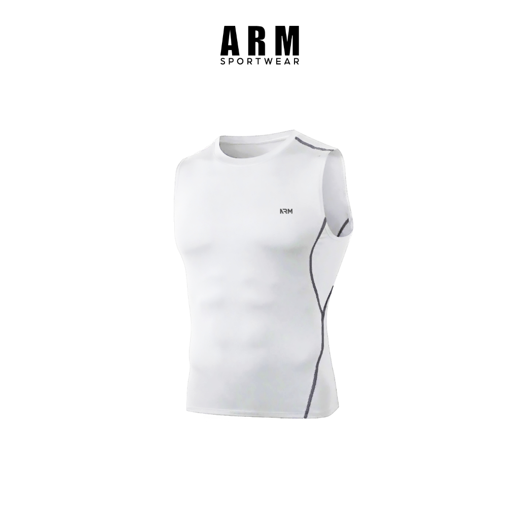 Áo Tank Top Thể Thao Nam ARM Gym Training, Áo Ba Lỗ ôm body tập gym, chạy bộ thoáng khí, vận động thoải mái