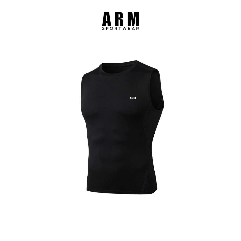 Áo Tank Top Thể Thao Nam ARM Gym Training, Áo Ba Lỗ ôm body tập gym, chạy bộ thoáng khí, vận động thoải mái