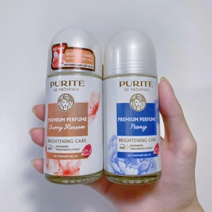Lăn Khử Mùi Dưỡng Sáng Hương Nước Hoa Cao Cấp Purité Hương Hoa Anh Đào/ Hoa Mẫu Đơn 40ML