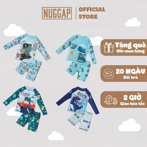 Đồ bơi cho bé trai, bộ bơi cho bé trai hàng Quảng Châu cao cấp DinoSurf Nuggap