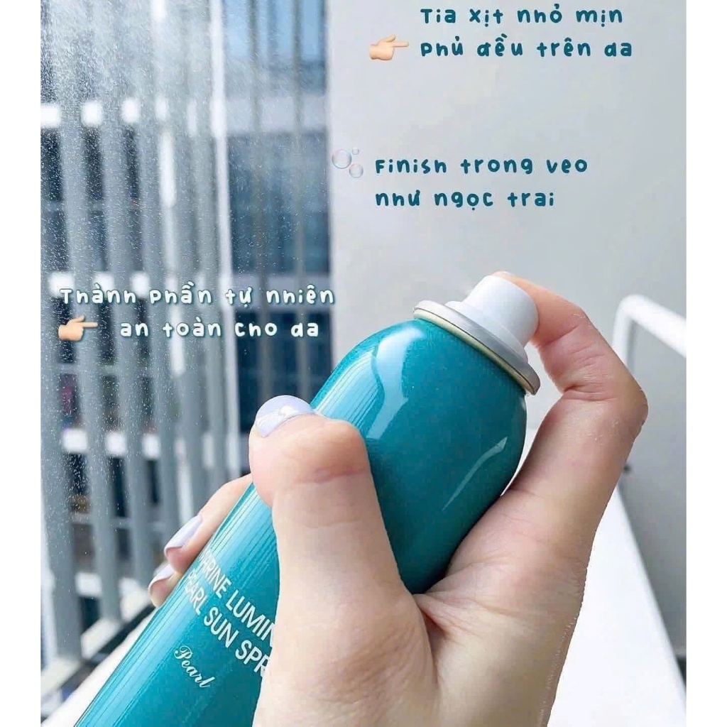 Xịt Chống Nắng JMsolution SPF50+ PA++++ 180ml, Dưỡng Ẩm, Khô Thoáng, Dùng Cho Mặt & Body Hàn Quốc