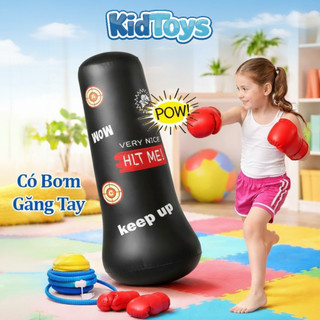 Bộ đồ chơi đấm bốc Boxing KidToys có bơm tặng kèm - giải trí tiện lợi cho bé