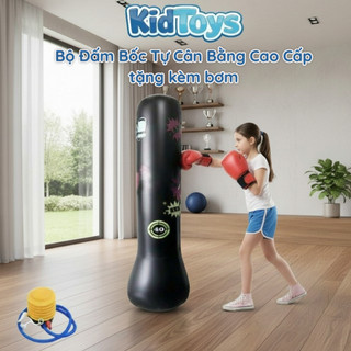 Bộ đồ chơi đấm bốc Boxing KidToys có bơm tặng kèm - giải trí tiện lợi cho bé