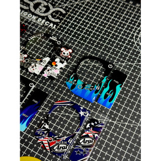 |1 Bộ| Sticker Nhựa Nổi Phản Quang Dán Ổ Khoá SMARTKEY HO.ND🅰️ - Có 16 Mẫu