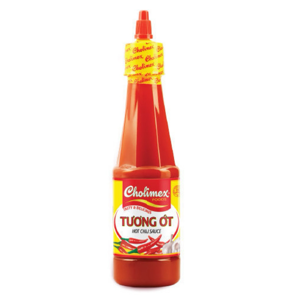 Tương ớt Cholimex chính hãng chai pet 270g - Ớt tươi, tỏi tươi nguyên chất